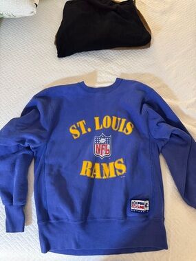 St. Louis Rams Royal Blue NFL Crewneck Sweatshirt